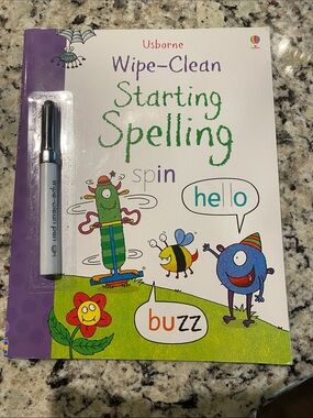 Usborne Wipe-Clean Starting Spelling Book